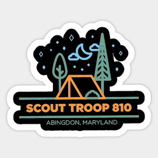Troop 810 Large Logo Sticker